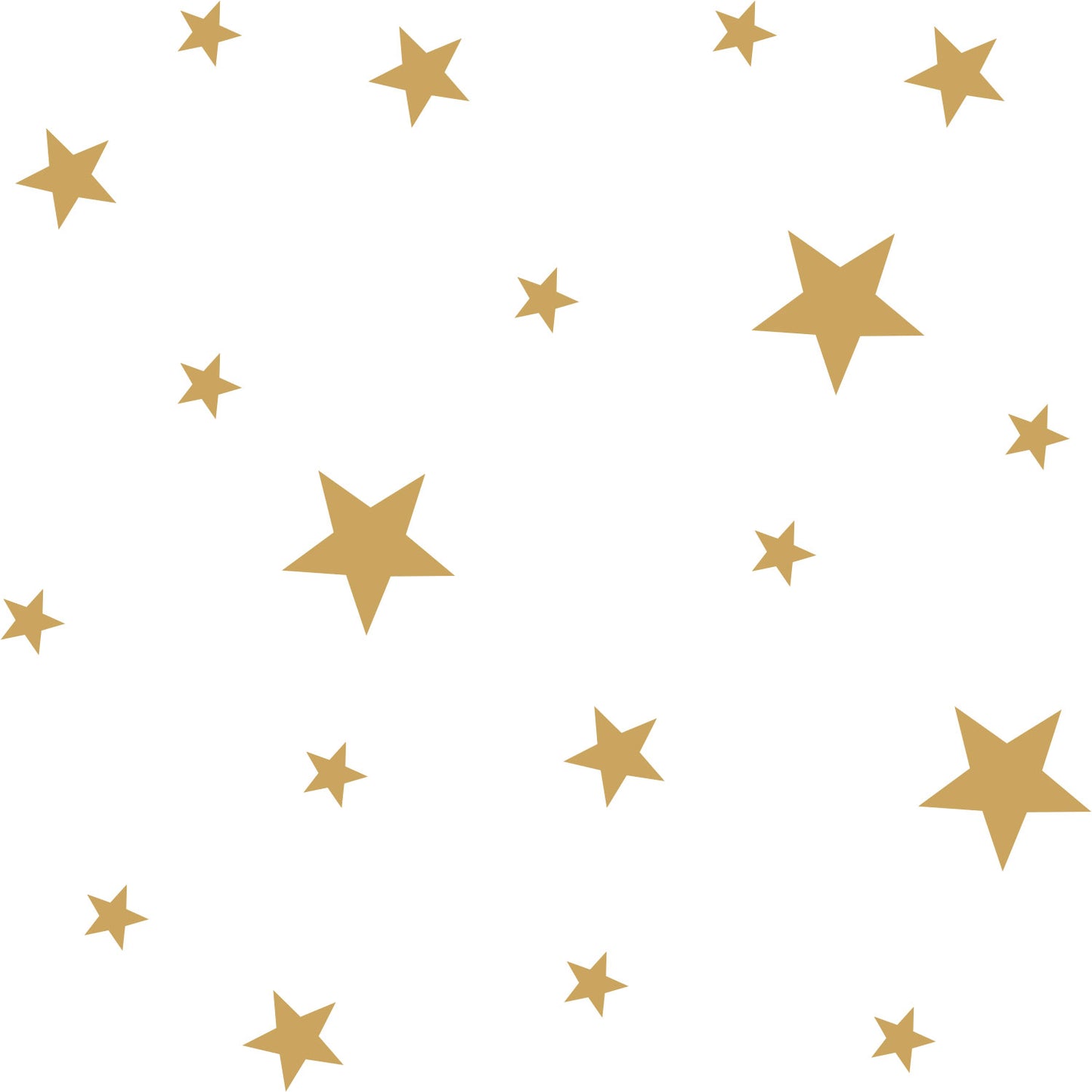 Wandsticker Goldene Sterne